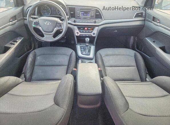 5NPD74LFXJH338921 2018 HYUNDAI ELANTRA Gray Вид панелі приладів