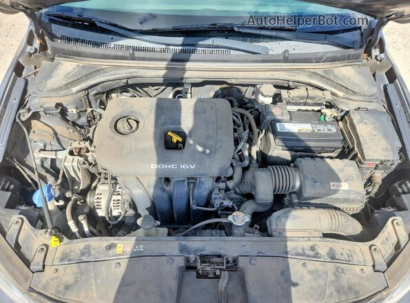 5NPD74LFXJH338921 2018 HYUNDAI ELANTRA Gray Вид задньої частини салону