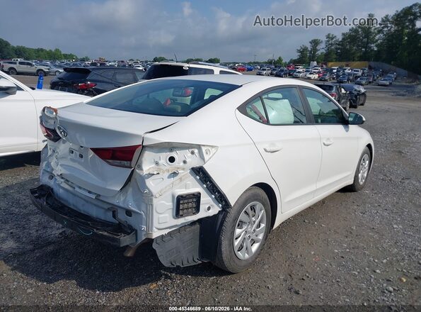 5NPD74LFXJH352429 2018 HYUNDAI ELANTRA White Հետևի աջ