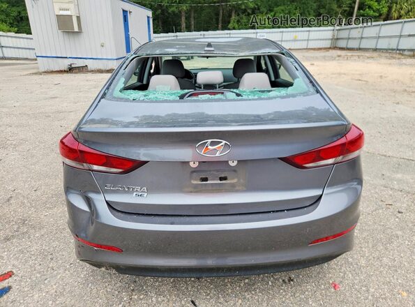 5NPD74LFXJH377024 2018 HYUNDAI ELANTRA Gray 