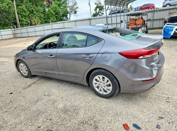 5NPD74LFXJH377024 2018 HYUNDAI ELANTRA Gray 