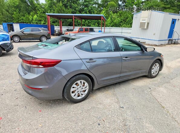 5NPD74LFXJH377024 2018 HYUNDAI ELANTRA Gray 