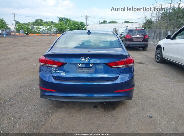 5NPD74LFXJH381459 2018 HYUNDAI ELANTRA Blue 