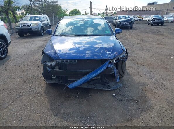 5NPD74LFXJH381459 2018 HYUNDAI ELANTRA Blue Widok z przodu