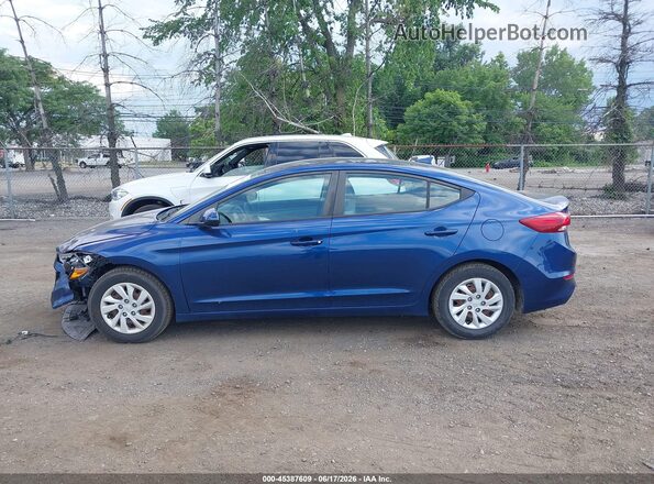 5NPD74LFXJH381459 2018 HYUNDAI ELANTRA Blue Widok wnętrza 360 stopni