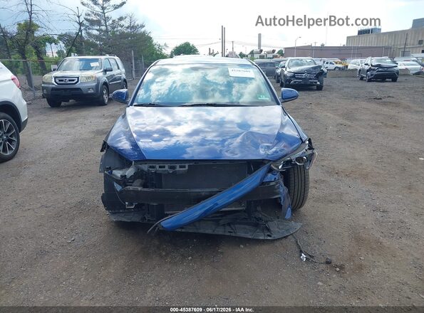 5NPD74LFXJH381459 2018 HYUNDAI ELANTRA Blue Widok zestawu wskaźników