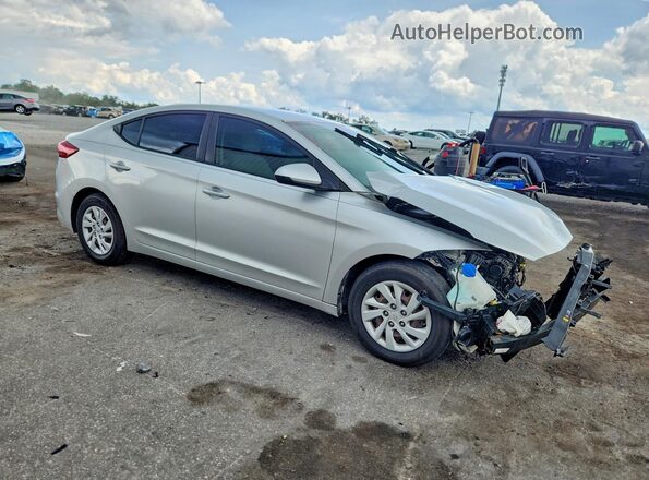 5NPD74LFXJH392512 2018 HYUNDAI ELANTRA Silver 