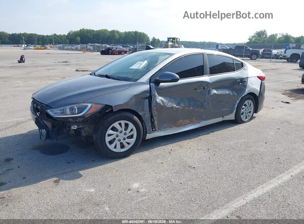 5NPD74LFXJH403105 2018 HYUNDAI ELANTRA Gray Przód lewy