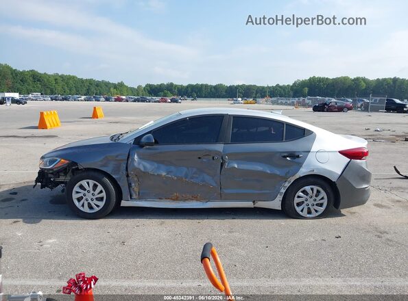 5NPD74LFXJH403105 2018 HYUNDAI ELANTRA Gray Widok wnętrza 360 stopni