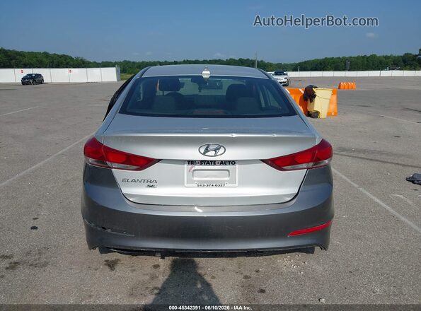 5NPD74LFXJH403105 2018 HYUNDAI ELANTRA Gray 