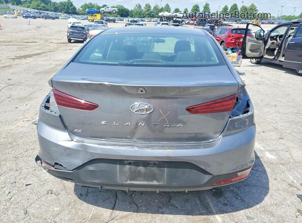 5NPD74LFXKH481840 2019 HYUNDAI ELANTRA Charcoal Հետևի տեսք