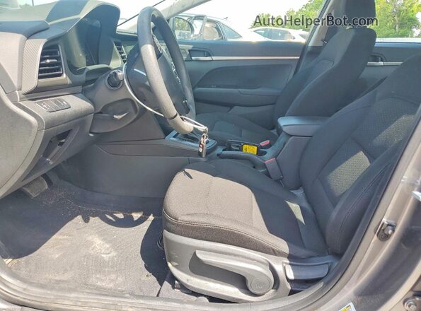 5NPD74LFXKH481840 2019 HYUNDAI ELANTRA Charcoal Սալոնի դիմացի տեսք