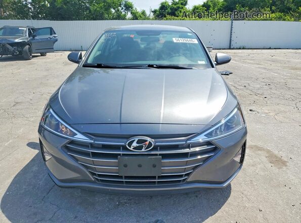 5NPD74LFXKH481840 2019 HYUNDAI ELANTRA Charcoal Դիմացի տեսք