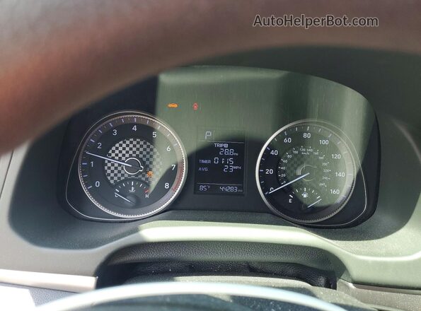 5NPD74LFXKH481840 2019 HYUNDAI ELANTRA Charcoal Սարքավորումների վահանակի տեսք