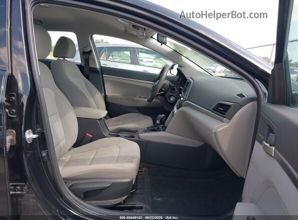 5NPD74LFXKH489131 2019 HYUNDAI ELANTRA Black Սալոնի դիմացի տեսք
