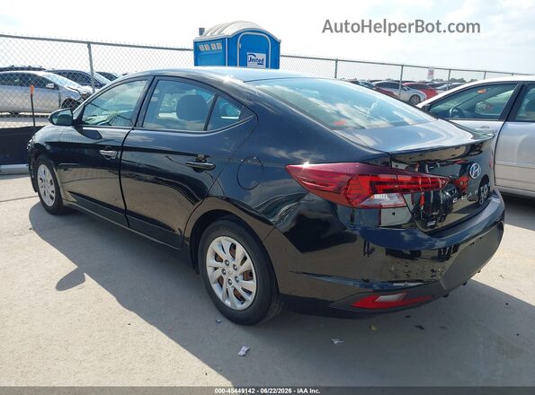 5NPD74LFXKH489131 2019 HYUNDAI ELANTRA Black Հետևի ձախ