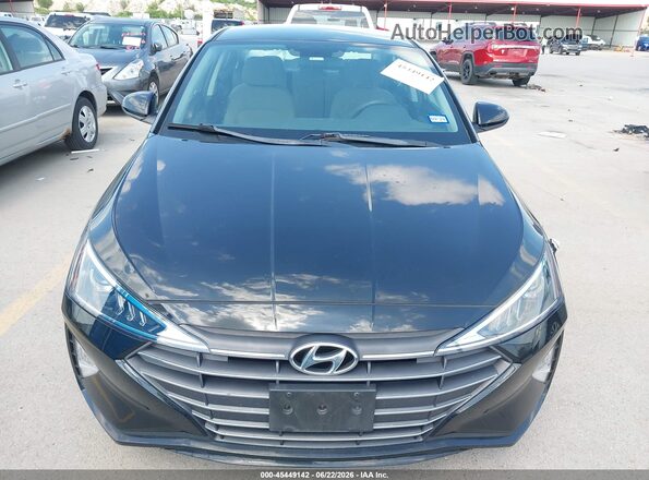 5NPD74LFXKH489131 2019 HYUNDAI ELANTRA Black Սարքավորումների վահանակի տեսք