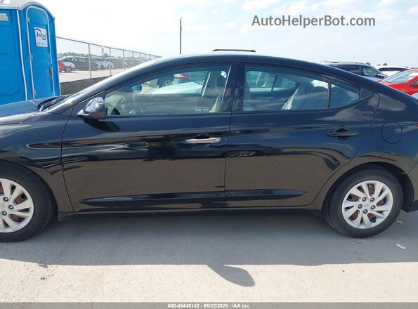 5NPD74LFXKH489131 2019 HYUNDAI ELANTRA Black Սալոնի 360 աստիճան տեսք