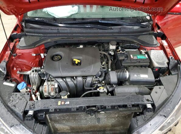 5NPD74LFXKH493809 2019 HYUNDAI ELANTRA Red Սալոնի հետևի տեսք