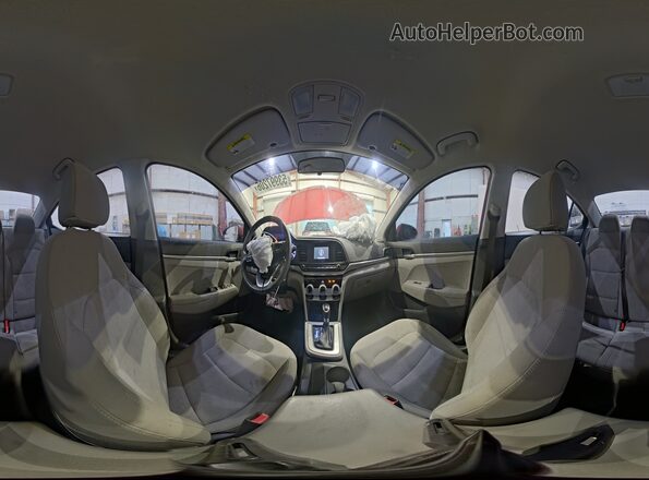 5NPD74LFXKH493809 2019 HYUNDAI ELANTRA Red Սալոնի 360 աստիճան տեսք
