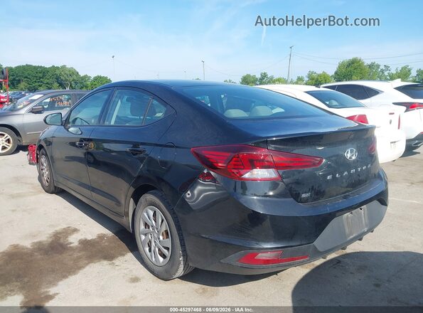 5NPD74LFXLH565545 2020 HYUNDAI ELANTRA Black Հետևի ձախ
