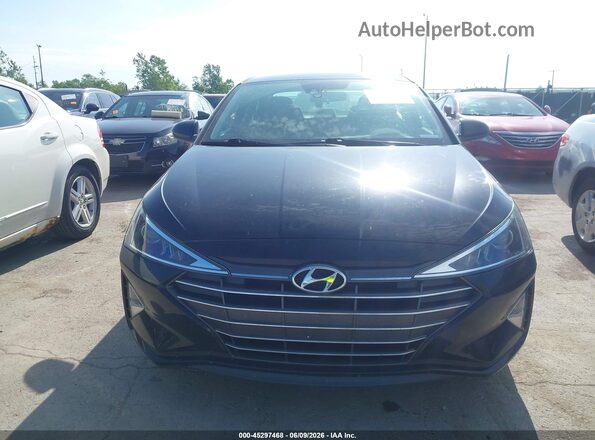 5NPD74LFXLH565545 2020 HYUNDAI ELANTRA Black Սարքավորումների վահանակի տեսք