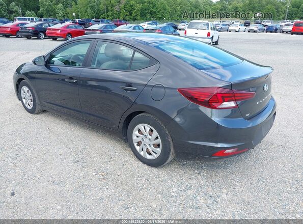 5NPD74LFXLH602237 2020 HYUNDAI ELANTRA Gray Trasero izquierdo