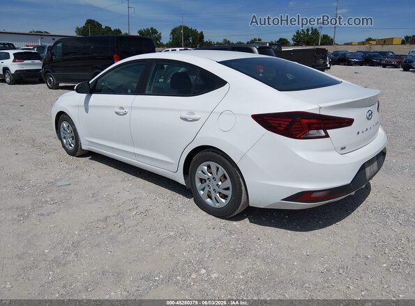 5NPD74LFXLH611245 2020 HYUNDAI ELANTRA White 