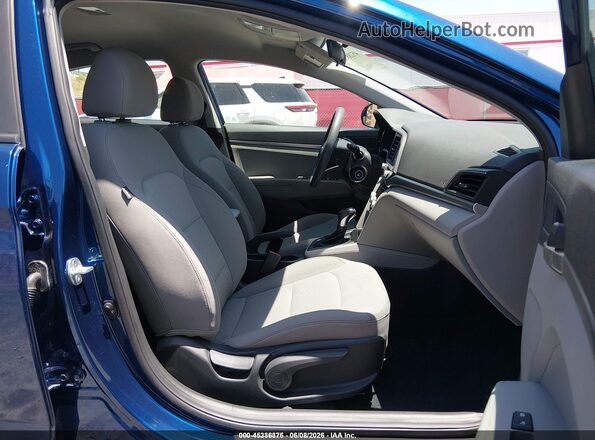 5NPD74LFXLH612685 2020 HYUNDAI ELANTRA Blue Vista interior delantera