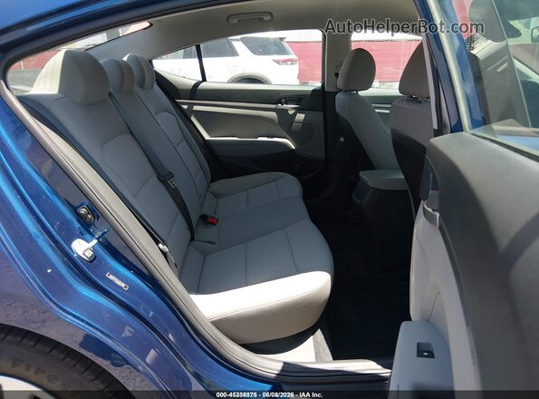 5NPD74LFXLH612685 2020 HYUNDAI ELANTRA Blue Vista de la etiqueta del VIN