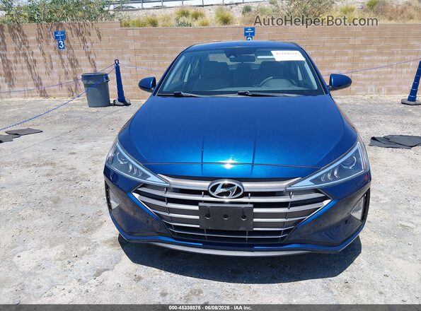 5NPD74LFXLH612685 2020 HYUNDAI ELANTRA Blue Vista interior trasera