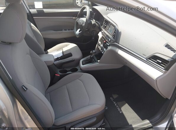 5NPD74LFXLH613626 2020 HYUNDAI ELANTRA Silver Vista interior delantera