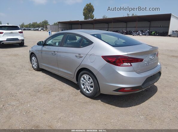 5NPD74LFXLH613626 2020 HYUNDAI ELANTRA Silver Trasero izquierdo