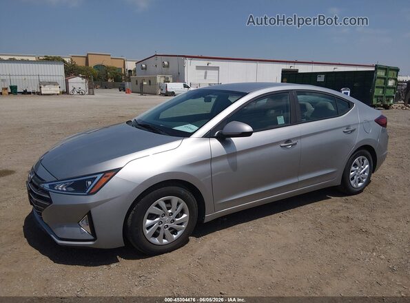 5NPD74LFXLH613626 2020 HYUNDAI ELANTRA Silver Vista frontal