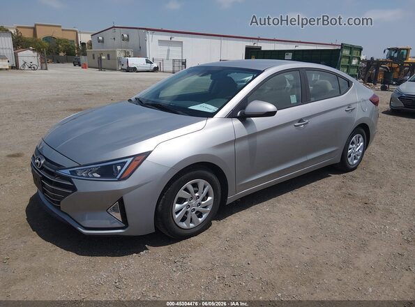 5NPD74LFXLH613626 2020 HYUNDAI ELANTRA Silver Vista tres cuartos delantera izquierda