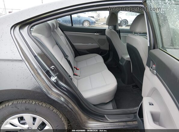 5NPD74LFXLH614100 2020 HYUNDAI ELANTRA Gray VIN կոդի պիտակի տեսք