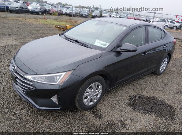 5NPD74LFXLH614100 2020 HYUNDAI ELANTRA Gray Առջևի ձախ երեք քառորդ տեսարան