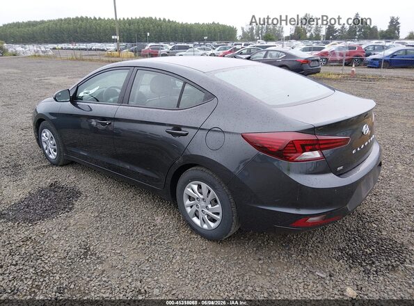 5NPD74LFXLH614100 2020 HYUNDAI ELANTRA Gray Հետևի ձախ