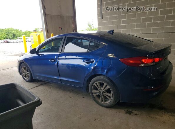 5NPD84LF0HH037484 2017 HYUNDAI ELANTRA Синий Задняя левая четверть