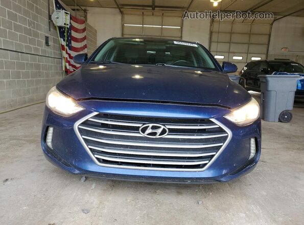 5NPD84LF0HH037484 2017 HYUNDAI ELANTRA Синий Вид спереди