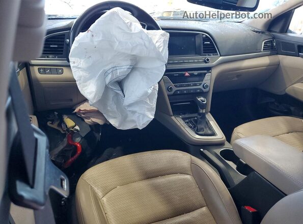 5NPD84LF0HH061252 2017 HYUNDAI ELANTRA Black Dashboard view