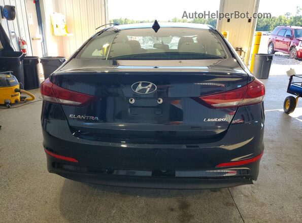 5NPD84LF0HH061252 2017 HYUNDAI ELANTRA Black Rear view