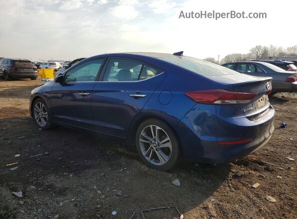 5NPD84LF0HH090685 2017 HYUNDAI ELANTRA Blue 