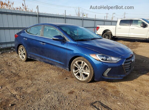 5NPD84LF0HH090685 2017 HYUNDAI ELANTRA Blue 