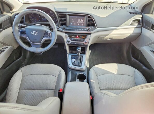 5NPD84LF0HH095109 2017 HYUNDAI ELANTRA White Dashboard view