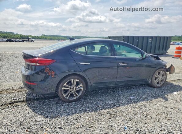 5NPD84LF0HH105119 2017 HYUNDAI ELANTRA Black Tył prawy
