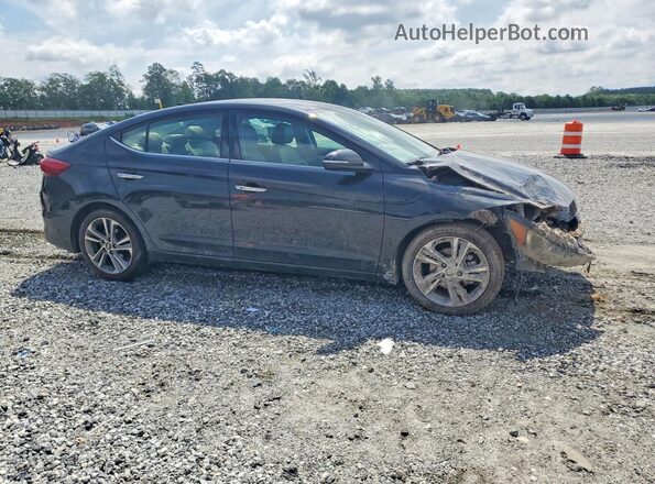 5NPD84LF0HH105119 2017 HYUNDAI ELANTRA Black Przód prawy