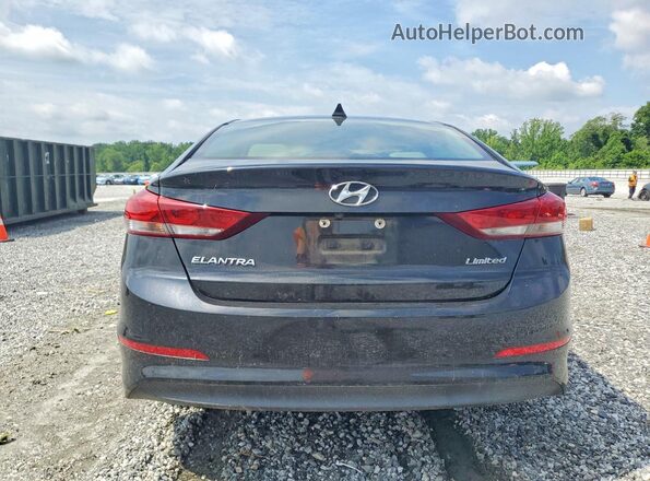 5NPD84LF0HH105119 2017 HYUNDAI ELANTRA Black Widok z tyłu