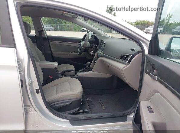5NPD84LF0HH132532 2017 HYUNDAI ELANTRA Silver Widok wnętrza z przodu