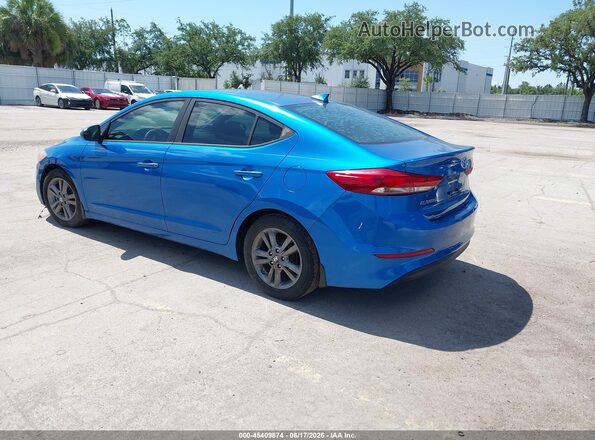 5NPD84LF0HH150304 2017 HYUNDAI ELANTRA Blue Rear left